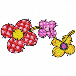 Flowers And Tree Embroidery Design 11 Flowers And Tree Embroidery Design 11